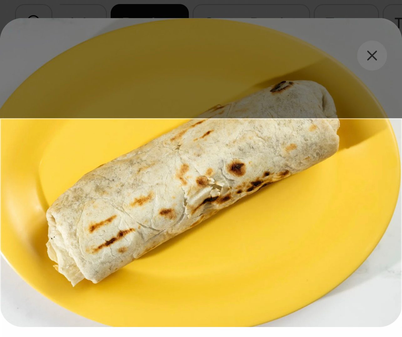 Burrito Huevos a LA Mexicana.