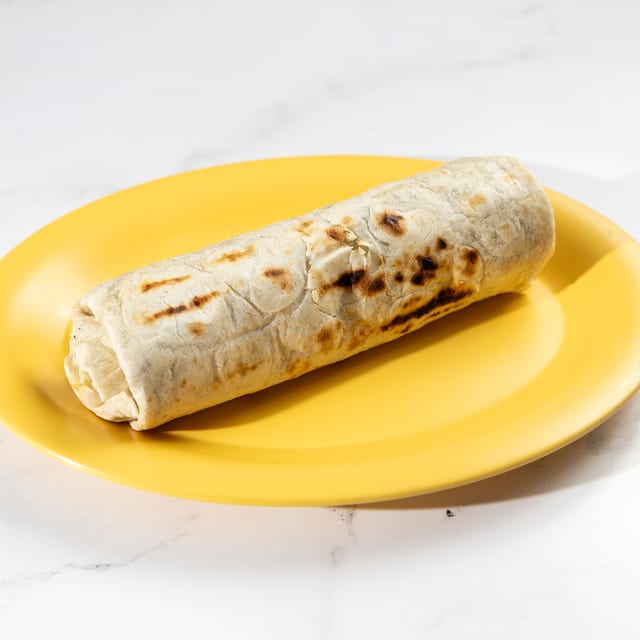 VEGGIE BURRITO.