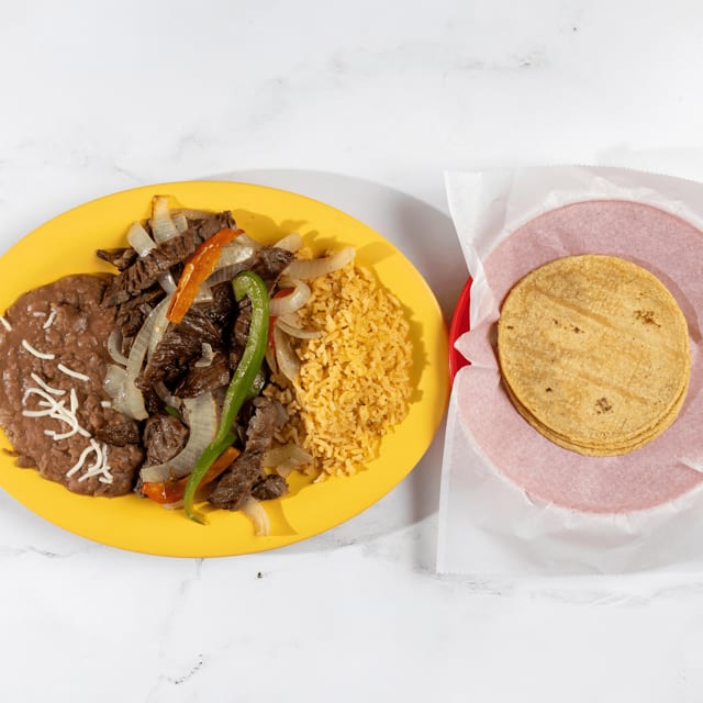 Spicy Steak Fajita Dinner.